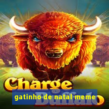 gatinho de natal meme